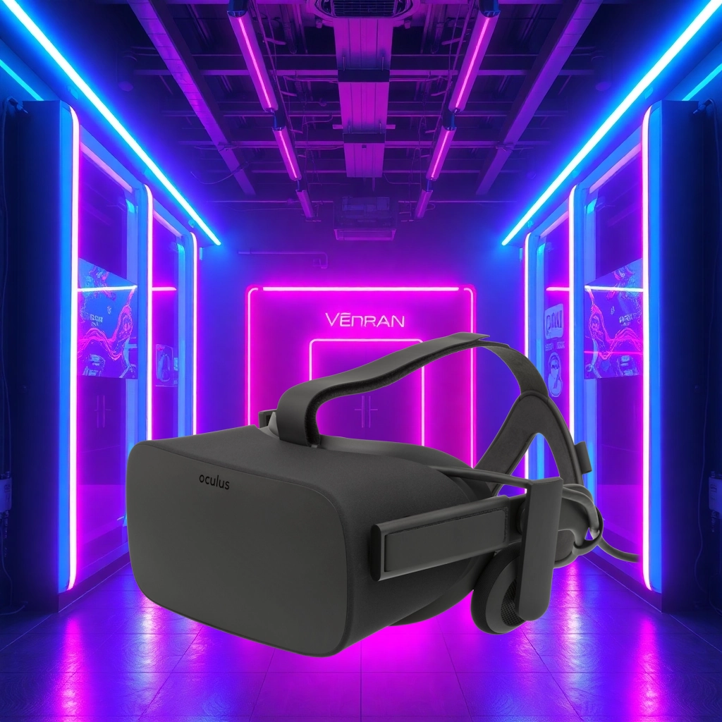 Neon Cyberpunk Glow With Product